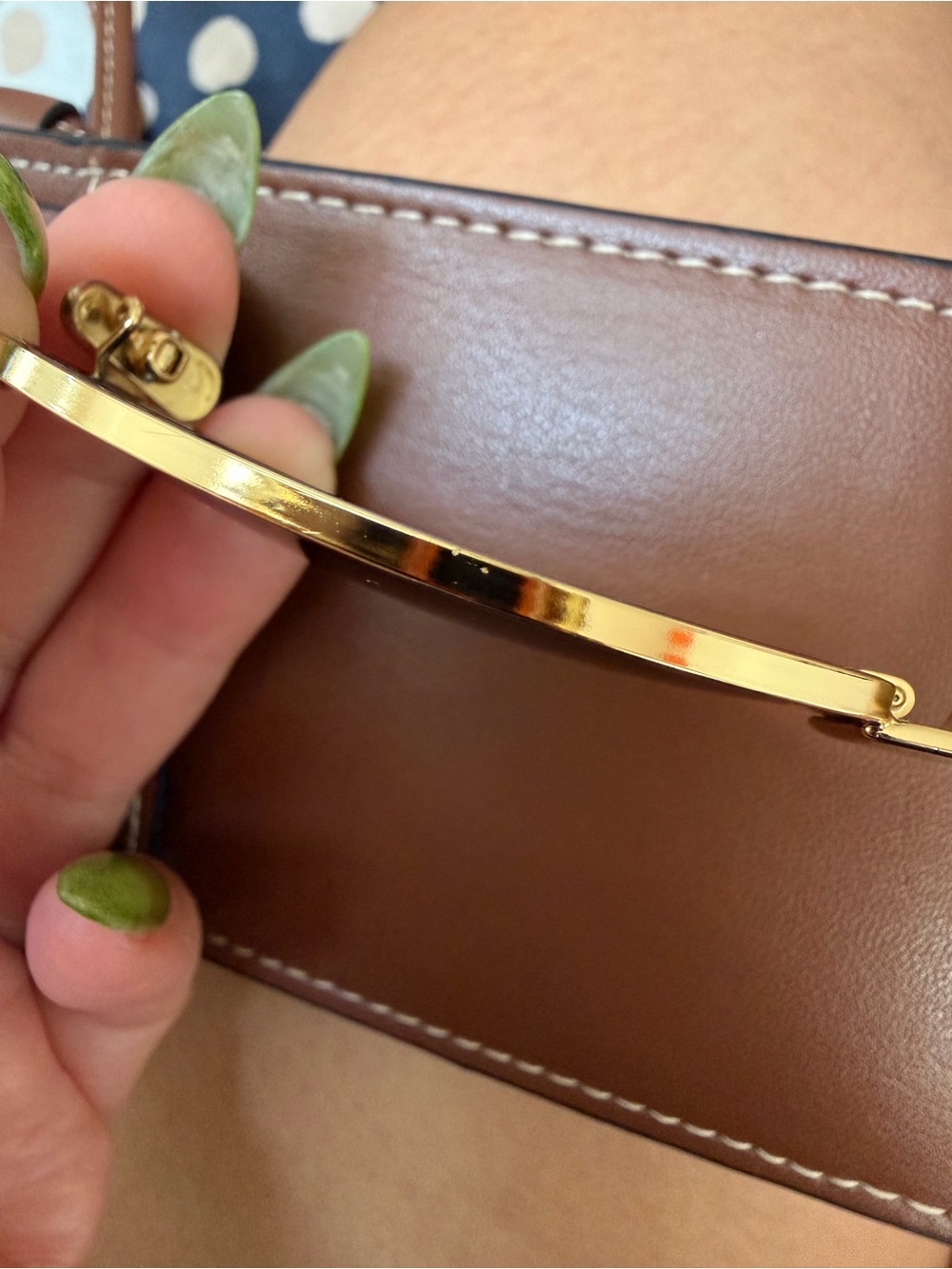 Celine Triomphe Gold Metal Sunglasses - Picture 7 of 8